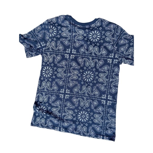 Peanuts Boys Navy Blue Bandana Style Snoopy Joe Cool T-Shirt, SZ 14/16 K44 * - Picture 3 of 4